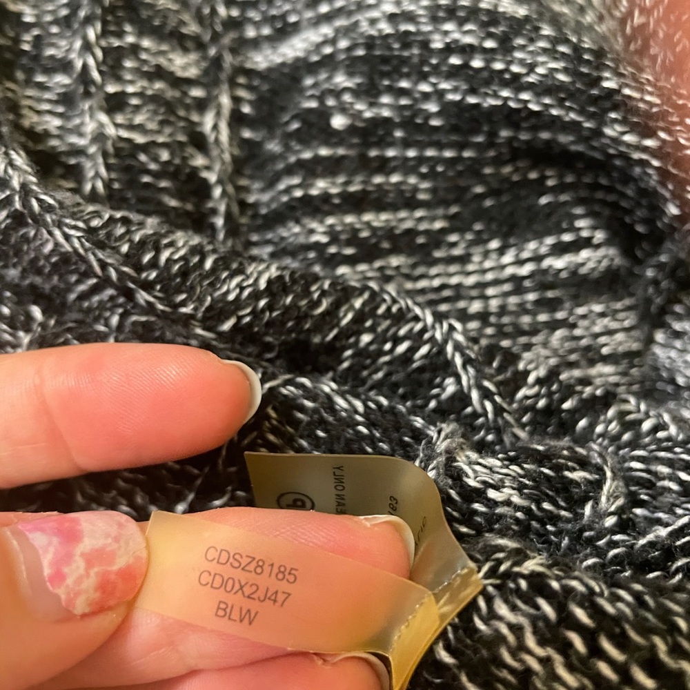 Calvin Klein Marled Cowl Neck Sweater Dress Sz XS - Picture 11 of 11